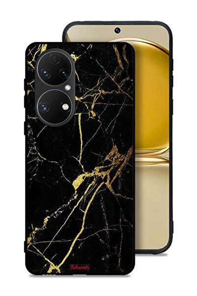 Tolwak غطاء حماية لهاتف هواوي P50E - رخامي متصدع