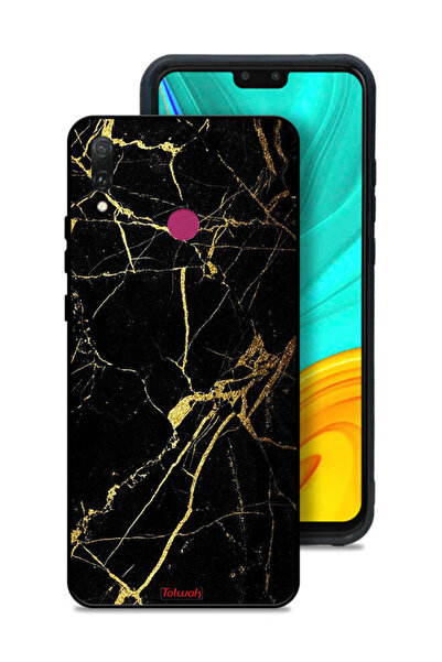 Tolwak غطاء حماية لهاتف هواوي Y9 (2019) - رخامي متصدع
