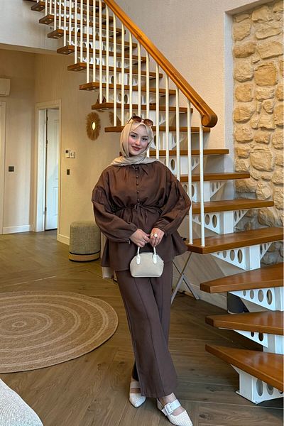 lurex moda Σετ με μπαλόνι με μισό κουμπί