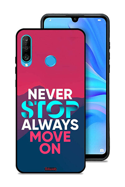 Tolwak غطاء حماية لهاتف هواوي P30 لايت، لا تتوقف أبدًا، تحرك دائمًا