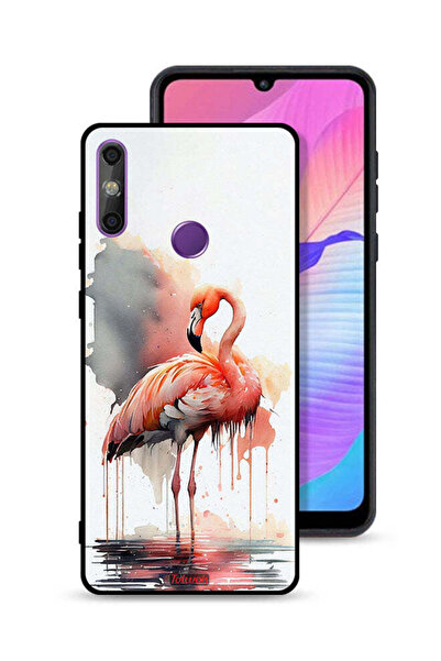 Tolwak غطاء حماية لهاتف هواوي إنجوي 20e برسومات ألوان مائية استوائية