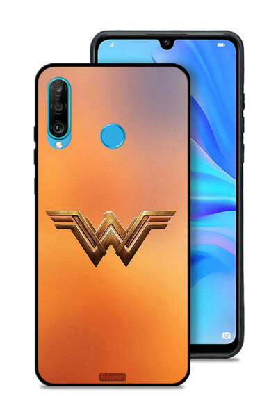 Tolwak غطاء حماية لهاتف هواوي بي 30 لايت بشعار Wonder Women