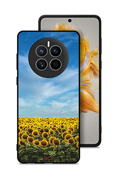 Tolwak غطاء حماية لهاتف هواوي ميت 50 بطبعة عباد الشمس تحت السماء