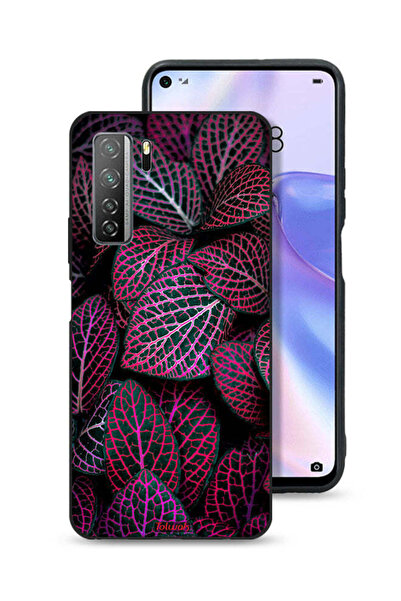 Tolwak غطاء حماية لهاتف هواوي بي 40 لايت 5G بنقشة أوراق سالجا