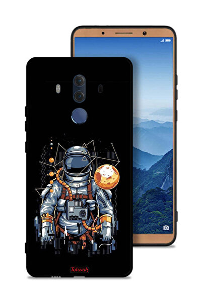 Tolwak غطاء حماية لهاتف هواوي ميت 10 برو بتصميم رائد فضاء تجريدي