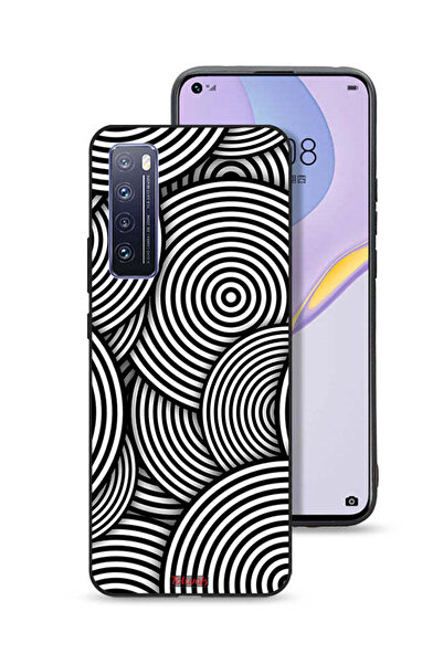 Tolwak غطاء حماية لهاتف هواوي نوفا 7 5G بنمط دوائر وهمية