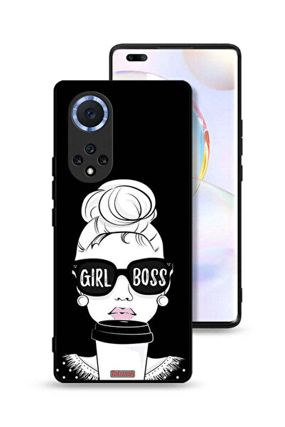 Tolwak غطاء حماية لهاتف Honor 50 Pro بتصميم Girl Boss