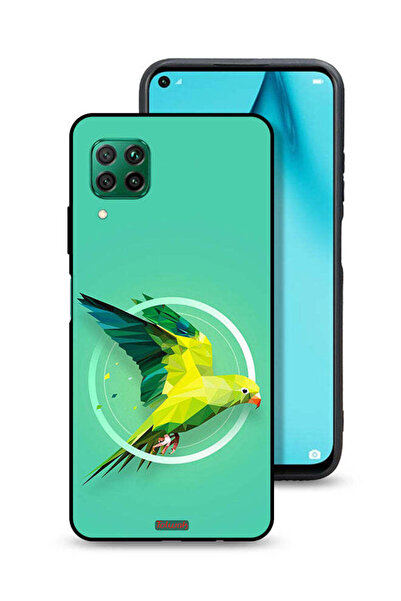 Tolwak غطاء حماية لهاتف هواوي بي 40 لايت 4G بطبعة فن تجريدي ببغاء
