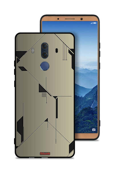 Tolwak غطاء حماية لهاتف هواوي ميت 10 برو بتصميم فني تجريدي بسيط