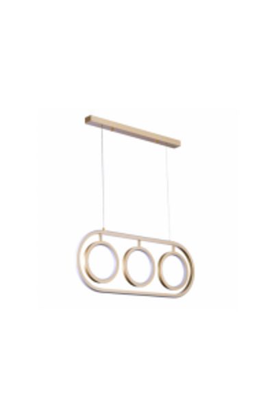 Erstee Cocktail LED pendant light 52W 2940lm 2700-5400K gold Erste