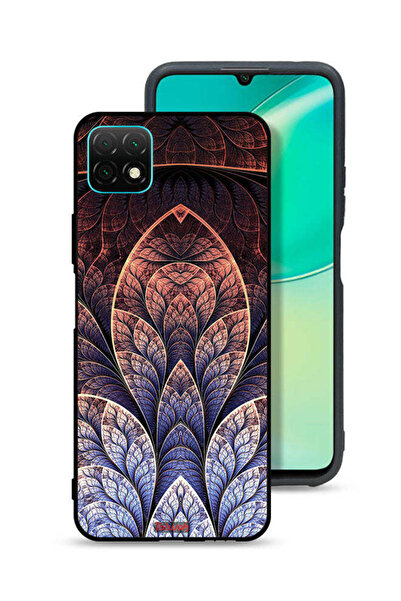 Tolwak غطاء حماية لهاتف هواوي نوفا Y60 بتصميم تجريدي زهري فركتالي