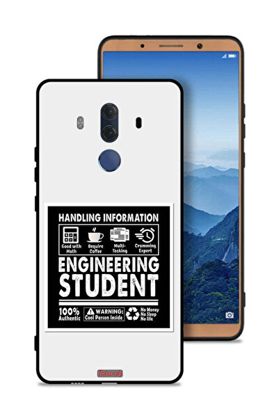 Tolwak غطاء حماية لهاتف هواوي ميت 10 برو - ملصق طالب هندسة