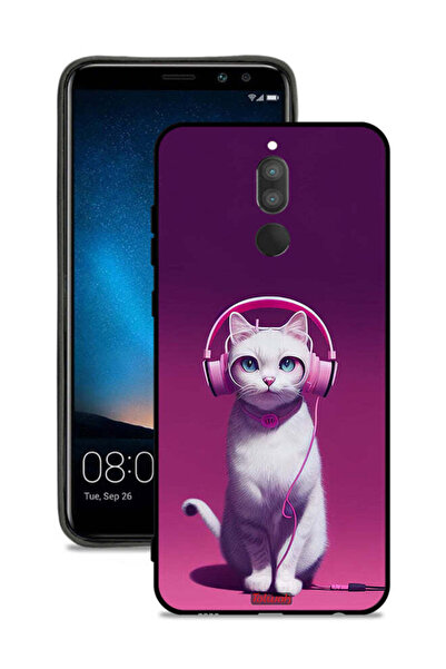 Tolwak غطاء حماية لهاتف هواوي ميت 10 لايت بتصميم قطة لطيفة