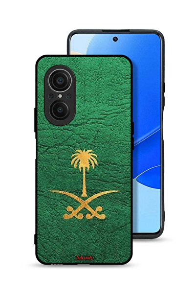 Tolwak غطاء حماية لهاتف هواوي نوفا 9 إس إي، علامة المملكة العربية السعودية، جلد