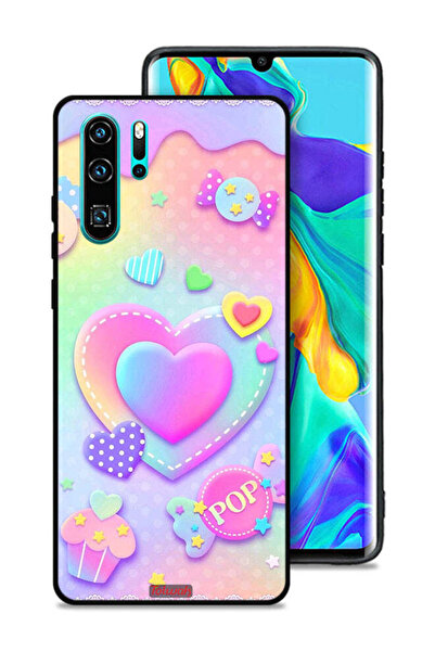 Tolwak غطاء حماية لهاتف هواوي P30 Pro برسومات قلوب البوب