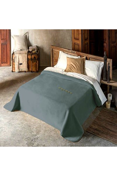 ROCHAS Plain blanket, Rochas brand, made in Spain (for two people, 220 x 240)