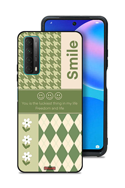 Tolwak غطاء حماية لهاتف هواوي بي سمارت (2021) - الابتسامة هي أسعد شيء في حياتي