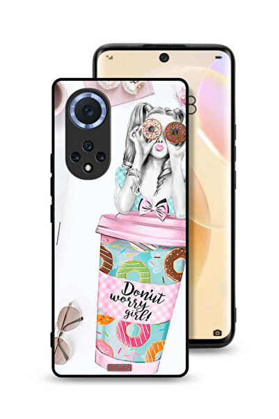 Tolwak غطاء حماية لهاتف هواوي نوفا 9 بتصميم فتاة دونات ووري جيرل