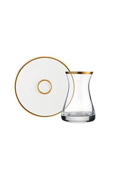 Glazze BASİC ALTIN ÇAY SETİ 12 PARÇA