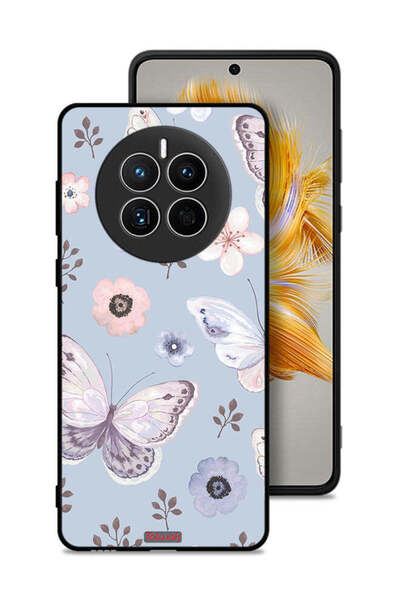 Tolwak غطاء حماية لهاتف هواوي ميت 50 بنقشة فراشات وزهور