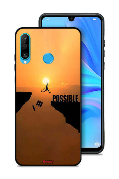 Tolwak غطاء حماية لهاتف هواوي نوفا 4e "أنا ممكن"