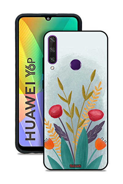 Tolwak غطاء حماية لهاتف هواوي Y6p برسومات نباتية
