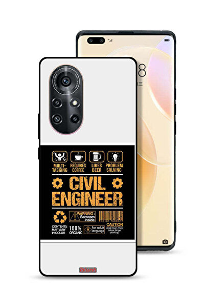 Tolwak غطاء حماية لهاتف هواوي نوفا 8 برو، ملصق مهندس مدني