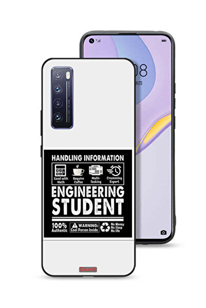 Tolwak غطاء حماية لهاتف هواوي نوفا 7 5G، ملصق طالب هندسة