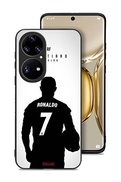 Tolwak غطاء حماية لهاتف هواوي P50 برو بقناع كريستيانو رونالدو