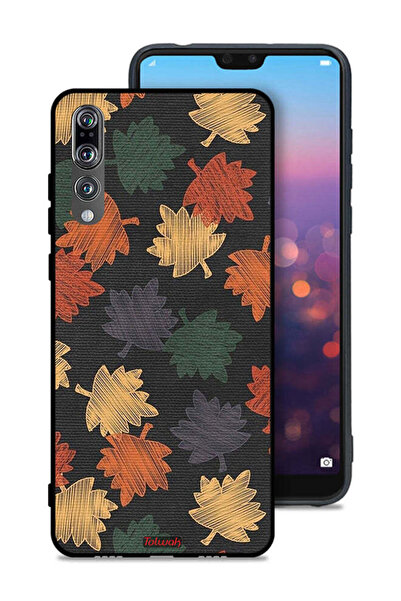 Tolwak غطاء حماية لهاتف هواوي بي 20 برو برسومات أوراق الخريف