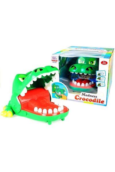 dalimag Interactive Toy for Kids, LEAN TOYS, Skill Game Crocodile at the Dentist with Light and Sound Effect