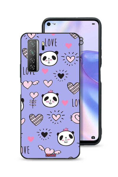 Tolwak غطاء حماية لهاتف هواوي نوفا 7 SE 5G برسومات الحب والباندا