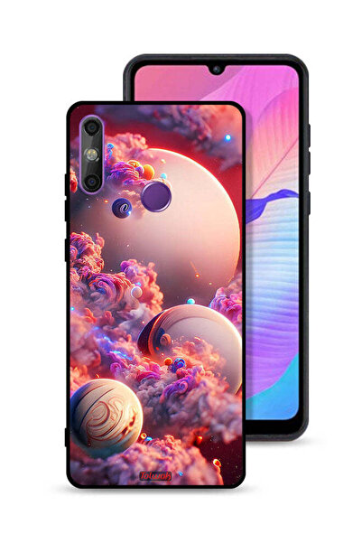 Tolwak غطاء حماية لهاتف هواوي إنجوي 20e بتصميم غيوم وفن تجريدي