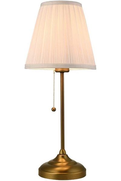 COOYA Table Lamp Brass 22 x 54 x15 cm warm lightning White/Gold