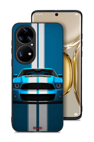 Tolwak Huawei P50 Pro Protective Case Cover Car Abstract Art