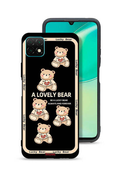 Tolwak غطاء حماية لهاتف هواوي نوفا Y60 بتصميم دب جميل