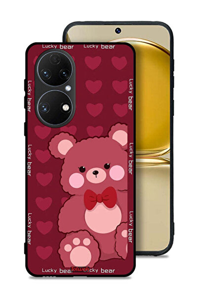 Tolwak غطاء حماية هواوي P50E بتصميم الدب المحظوظ