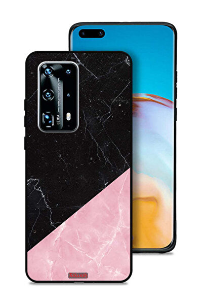 Tolwak غطاء حماية لهاتف هواوي بي 40 برو بلس 5G بنمط رخامي