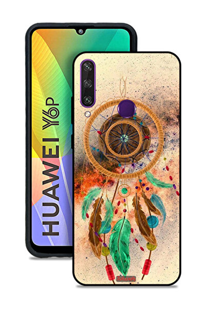 Tolwak غطاء حماية لهاتف هواوي Y6p بتصميم ماندالا ريش معلق
