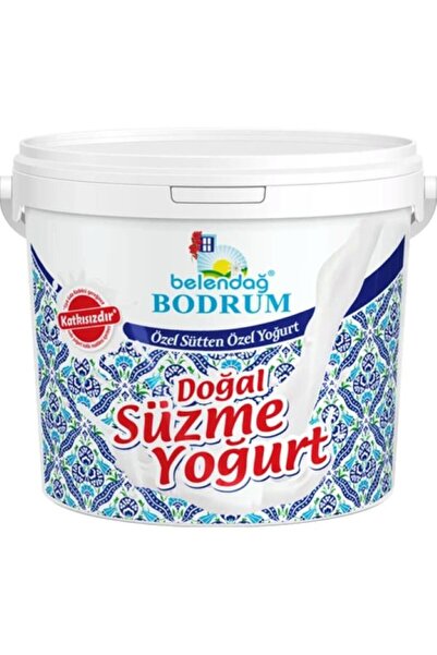 BELENDAĞ BODRUM Belendağ Bodrum Doğal Süzme Yoğurt 3 kg