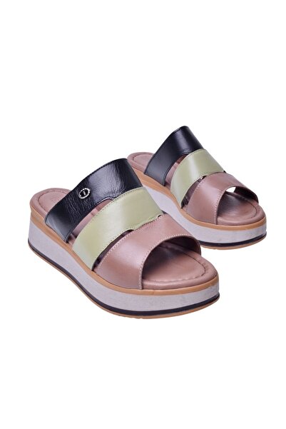 İskarpin Γυναικείες δερμάτινες παντόφλες Femi 1750