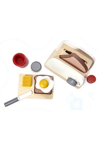 OEM Toaster and Kitchen Accessories Set, Wood/Plastic, 3 Years, Multicolor