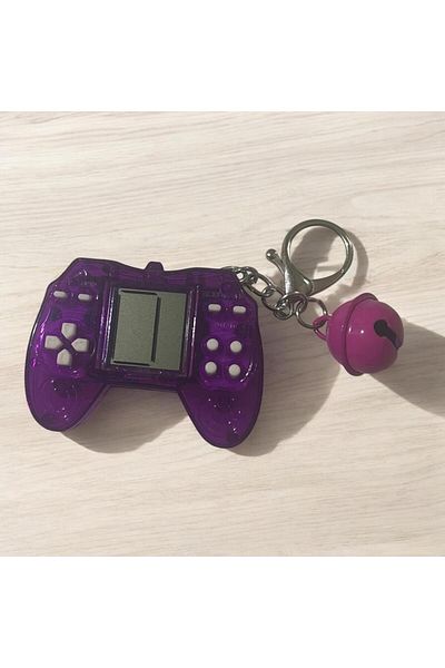 CNS Concept Real Tetris Keychain ​​Bag Ornament Purple
