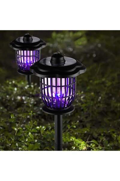 divendi-ro Lampă solară LED și UV, 2 în 1, anti-țânțari sau decorativă, 52 cm...