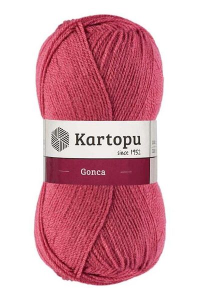 Kartopu K760 Gonca Knitting Yarn – 100 g, 300 Meter Length (Bougainvillea)