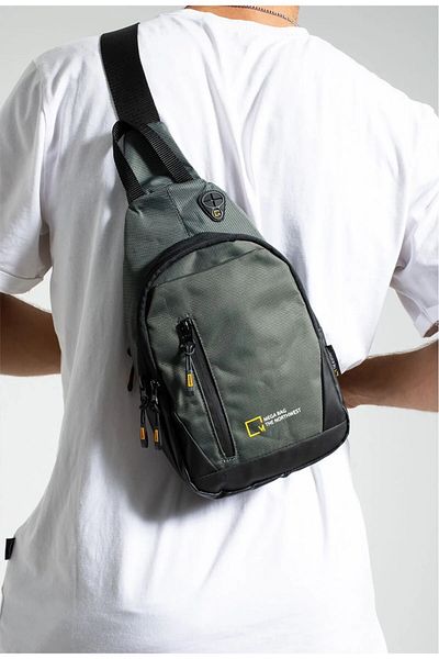 lucky horse Zanio Linen Fabric Waterproof Bag, Cross Strap Shoulder and Chest Bag, Body Bag
