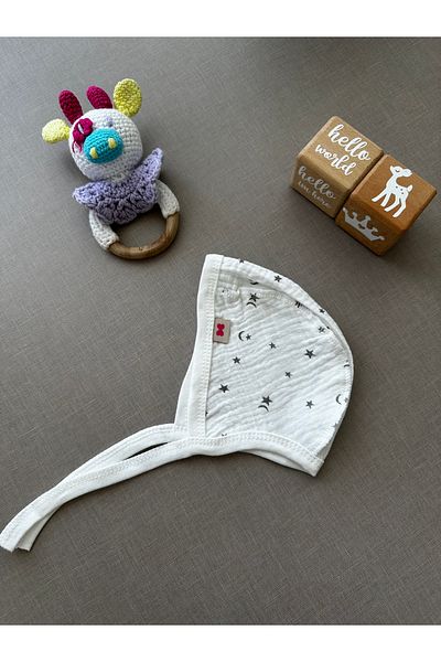greenmoss Newborn Muslin Hat
