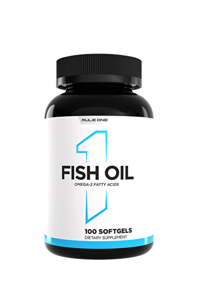 Rule 1 زيت السمك، أحماض أوميجا 3 الدهنية، 100 كبسولة هلامية، 100 حصة