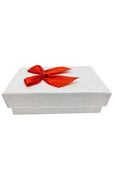 NO BRAND Set 24 rectangular boxes with removable lid, white velvet interior, gift box for jewelry and martiso