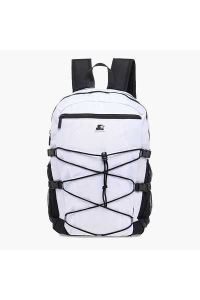 Starter Drawstring Backpack with Adjustable Straps and Zip Closure